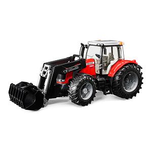 Bruder Traktor MASSEY FERGUSON + čelní nakladač