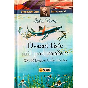 Dvacet tisíc mil pod mořem - Dvojjazyčné čtení Č-A