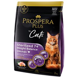 Krmivo Prospera Plus Sterilized 7+ Chicken Weight Balance 2kg