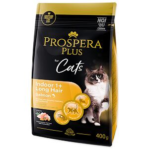 Krmivo Prospera Plus Indoor 1+ Salmon Long Hair 0,4kg