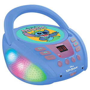 Lexibook Svítící Bluetooth CD přehrávač Disney Stitch