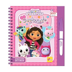 Lisciani Gabby´s Dollhouse Vodní kniha malování vodou - růžová