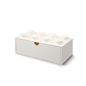 6040211735 LEGO stolní box 8 se zásuvkou - bílá - poškozený obal