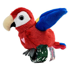 STEPPOS Happy Yappers Papoušek - červený