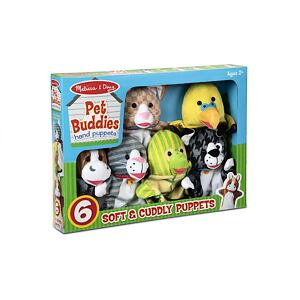 Melissa & Doug - Sada maňušiek - domáce zvieratá