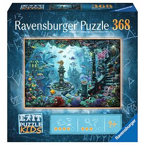 Ravensburger Exit KIDS Puzzle: Potopená Atlantída 368 dielikov