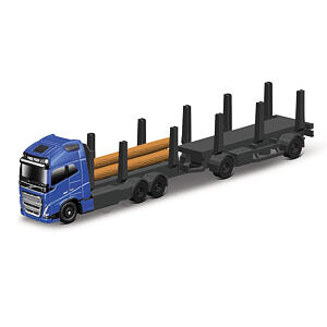 Maisto Mini pracovní stroje, Přívěs Volvo FH16 pro těžbu dřeva