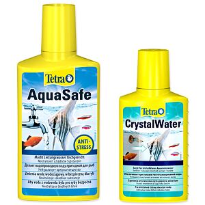 Přípravek Tetra Aqua Safe 250ml + Tetra Crystal Water 100ml zdarma