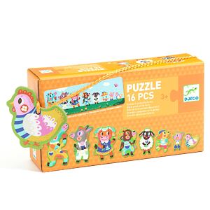 DJECO Puzzle Big and small on the farm - 16 pcs