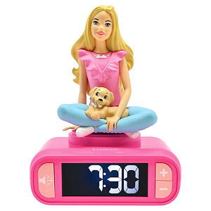 Lexibook Budík s nočním 3D světlem Barbie