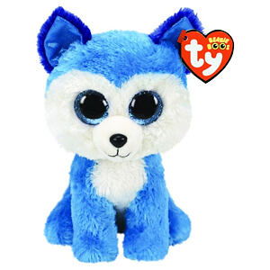 TY Beanie Boos PRINCE 15 cm - modrý husky