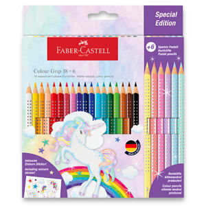FABER-CASTELL Pastelky Colour Grip Unicorn 24 ks