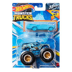 25GRH81 HW MOSTER TRUCKS 1:64 S ANGLIČÁKEM - poškozený obal