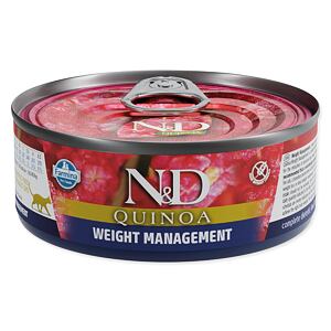 KONZERVA N&D CAT QUINOA WEIGHT MANAGEMENT 80 GR