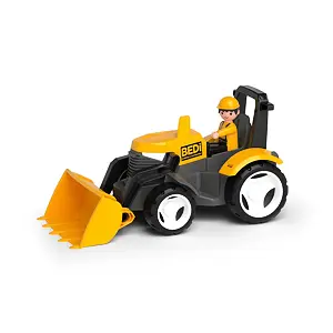 Efko Igráček ECO MultiGO Žlutý traktor s radlicí, figurka Igráček