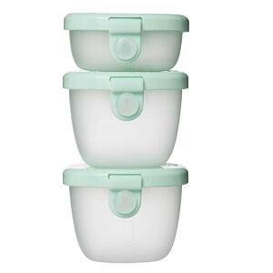b.box Sada krabiček Snack tubs 3ks - zelená