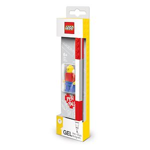 LEGO Gélové pero s minifigúrkou, červené - 1 ks