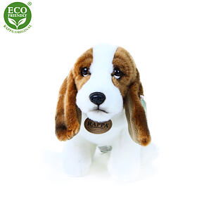 Plyšový basset 32 cm ECO-FRIENDLY