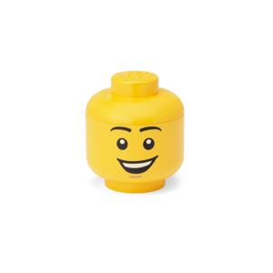 LEGO úložná hlava (mini) - šťastný chlapec