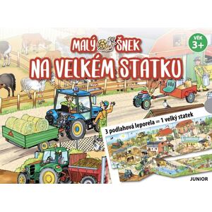 Malý šnek na velkém statku - 3 podlahová leporela = 1 velký statek