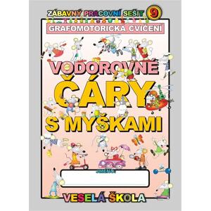 Vodorovné čáry s myškami (grafomotorická cvičení)