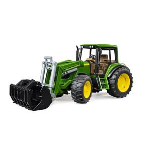 Bruder Traktor John Deere 6920 + čelný naklad