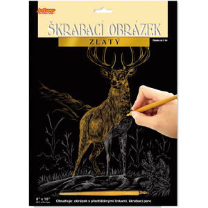 SMT Škrabací obrázek zlatý, více druhů