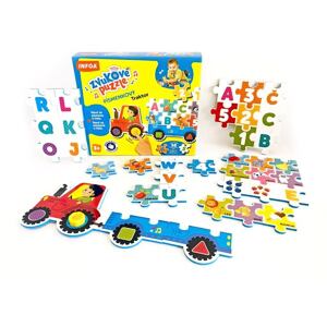 Zvukové puzzle Písmenkový traktor