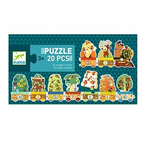 DJECO Puzzle Zvieratkový vlak