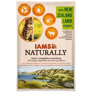 Kapsička IAMS Naturally jehněčí v omáčce 85 g