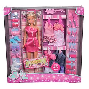 S 5736015 Simba Panenka Steffi Mega Fashion - poškozený obal