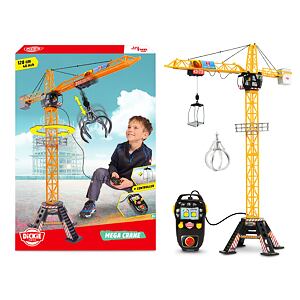 D 3462412 Dickie Jeřáb Mega Crane 120cm, na kabel - poškozený obal