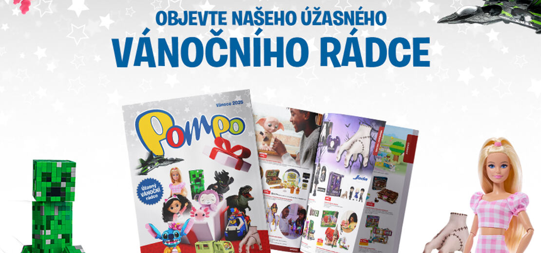 Vánoce s Pompo začínají! Objevte našeho úžasného Vánočního rádce