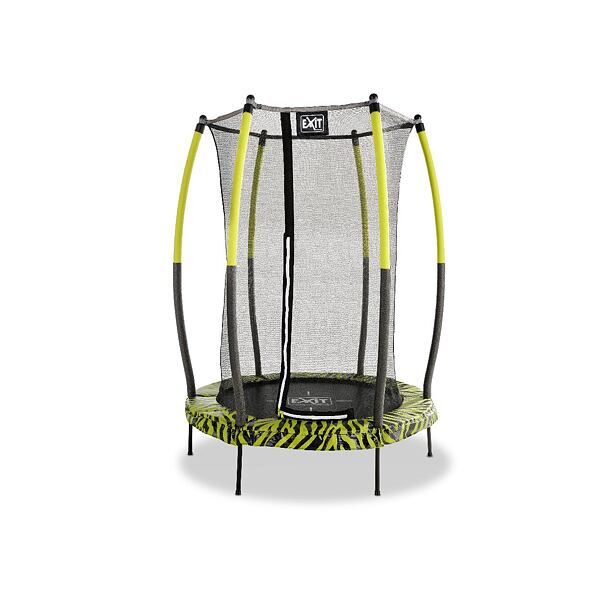 EXIT TOYS Juniorská trampolína EXIT Tiggy s pojistkou ø140cm - černá / zelená