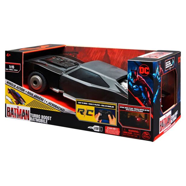 Spin Master RC BATMAN FILM BATMOBILE JAZDA PO ZADNOM