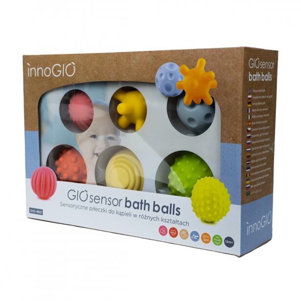 InnoGio Smyslové hračky do vody GIOsensor bath balls
