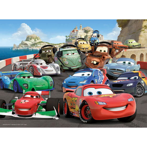 Cars 2, 100 dielikov XXL