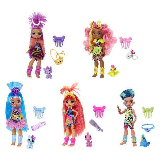 Mattel Cave Club Panenka s dino zvířátkem, více druhů
