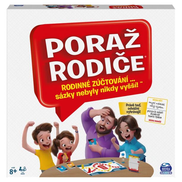 Spin Master Games Poraž rodiče společenská hra CZ