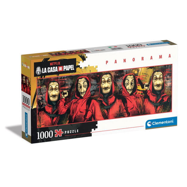 Clementoni Puzzle 1000 dielikov Panorama - La Casa de Papel