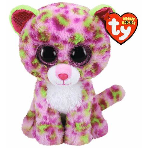 TY Beanie Boos LAINEY - růžový leopard
