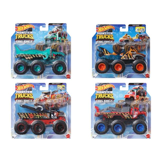 Mattel Hot Wheels MONSTER TRUCKS NÁKLAĎIAČKY 1:64, viac druhov