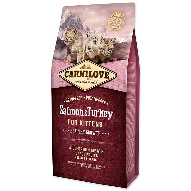 CARNILOVE Salmon and Turkey Kittens Healthy Growth 6 kg