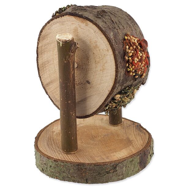 Pochúťka NATURE LAND Nibble koleso drevené plnené 200 g