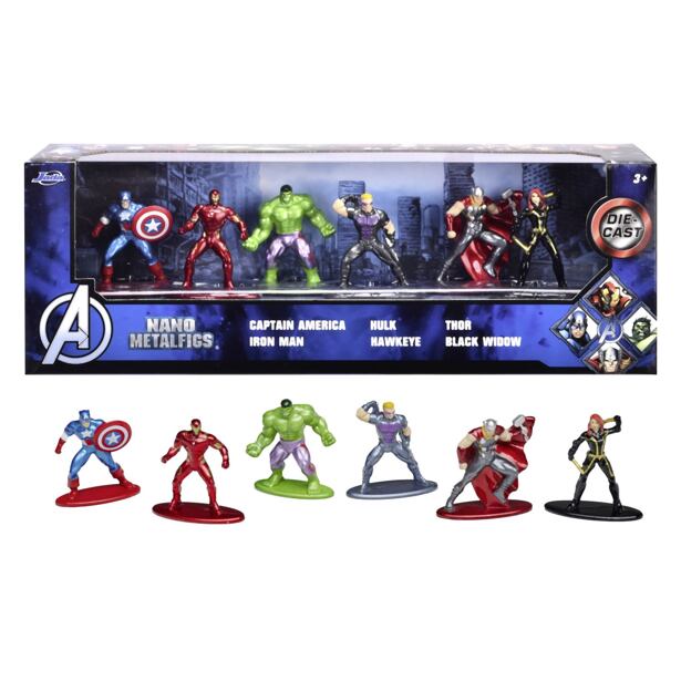 Marvel Avengers figúrky 1,65", sada 6 ks