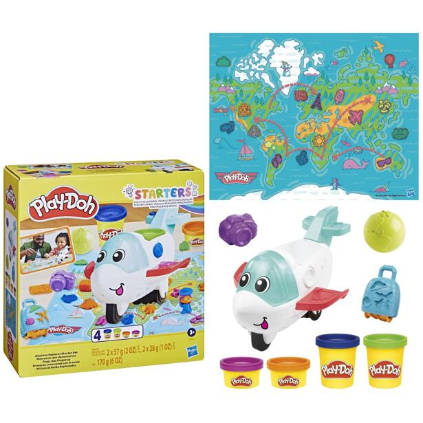 14F8804 PLAY-DOH STARTERS PRŮZKUMNICKÝ LETADLO - poškozený obal