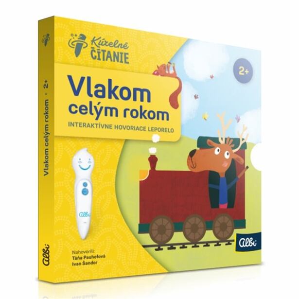 Albi Kouzelné čtení Minikniha - Vlakem celým rokem SK