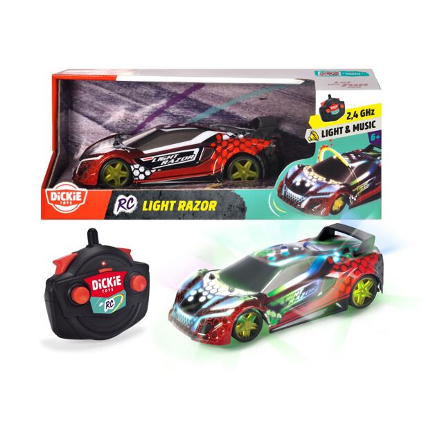 D 1105002 Dickie RC auto Light Razor, 2kan, 22cm - poškozený obal