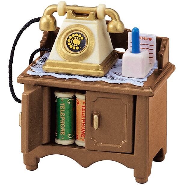 OL 10395030 Sylvanian Families Nábytek - stolek s telefonem - poškozený obal