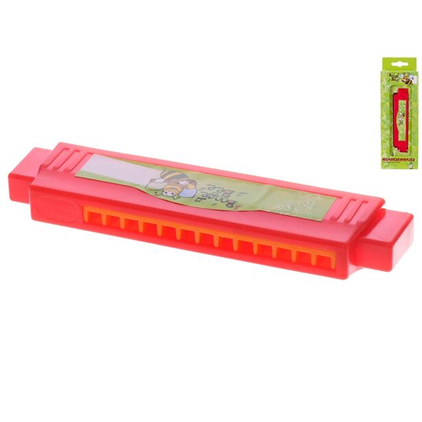 Mikro Harmonika foukací 13,5 cm 12 tónová